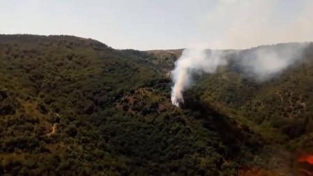 Controlado un incendio forestal en la sierra de Lóquiz