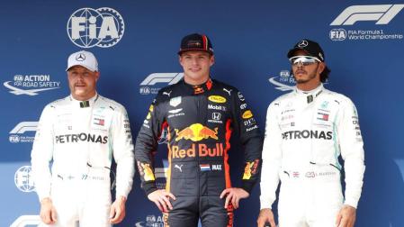 Verstappen firma su primera 'pole' en F1 y Sainz saldrá octavo en Hungría