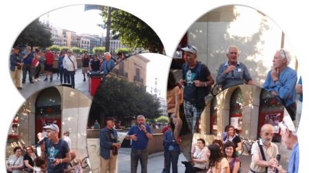 Concentraciones de 'Los martes al sol' en Pamplona en julio de 2019.