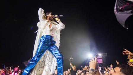 Jared Leto lleva el estilo de Holywood al Arenal Sound