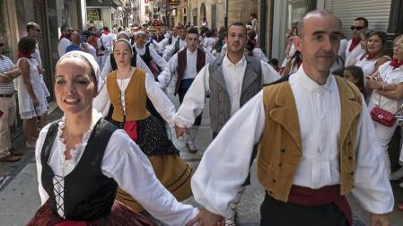 Fotos de la procesión de fiestas de Estella
