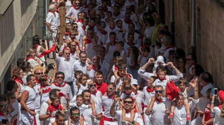La pañuelada, acto fijo en Estella