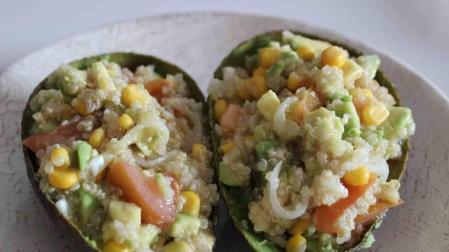 Receta de Verano: Aguacates con quinoa y más