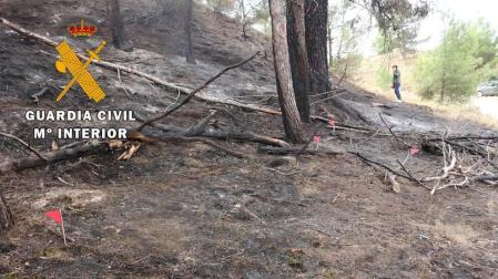 Detenido el autor de cinco incendios provocados en Navarra
