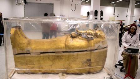 La resurrección de Tutankamón  en Egipto