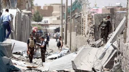Al menos 18 muertos y más de 100 heridos por un atentado talibán en Kabul
