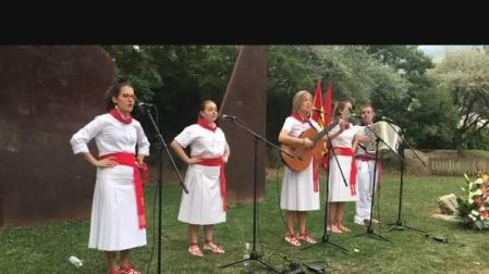Jota en el homenaje a Francisco Casanova en Berriozar