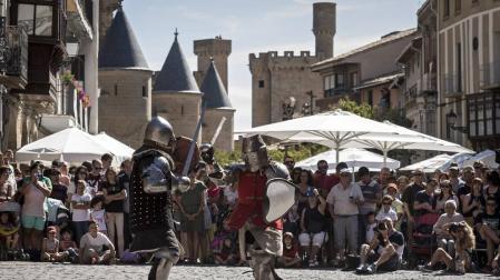 Foto genérica del festival medieval de Olite