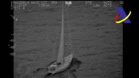 Agencia Tributaria aborda un velero en alta mar con 5.500 kilos de hachís