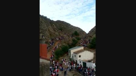 Primer encierro de Falces de 2019