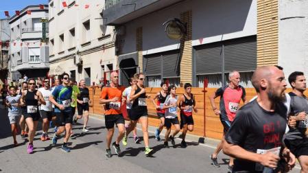 Un grupo de corredores, en la prueba absoluta disputada ayer.