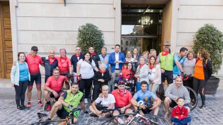 De Roncesvalles a Tudela en bicicleta por un fin solidario