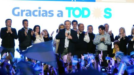 El líder opositor Alberto Fernández se impone a Macri en las primarias