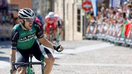 Jon Aberasturi (Caja Rural) gana la segunda etapa de la Vuelta a Burgos