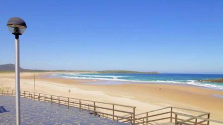 Avistan un grupo de tiburones marrajo en una playa de Valdoviño (A Coruña)