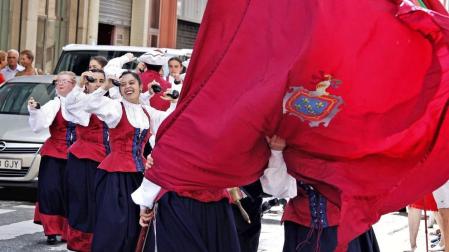 Fotos de la procesión del 15 de agosto de fiestas de Burlada