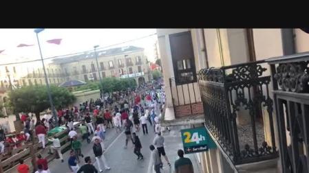 Segundo encierro de fiestas de Tafalla 2019