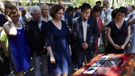 Homenaje en Barcelona a las víctimas del atentado de Hipercor, el 19 de junio de 1987