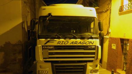 El GPS le juega una mala pasada a un camionero y queda atrapado en Ablitas