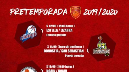 Basket Navarra comienza el lunes la pretemporada con tres amistosos