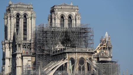La Policía francesa investiga los montacargas de las obras de Notre Dame