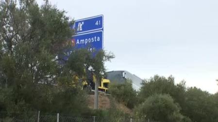 Un fallecido y nueve heridos en un accidente en la AP-7 a la altura de Amposta