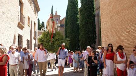 Imágenes de la procesión de las fiestas de Tulebras.