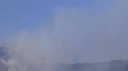 Zona afectada por el fuego de Gran Canaria