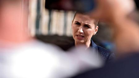 La primera ministra de Dinamarca, Mette Frederiksen, en una declaración sobre la cancelación de la visita del presidente de Estados Unidos, Donald Trump, a Copenhague, Dinamarca