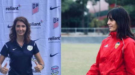 Natalia Astráin (izq) y Carol Miranda (dcha)