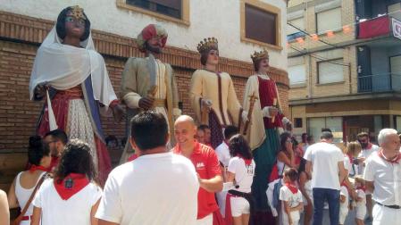 Fotos de la despedida de los Gigantes en Murchante