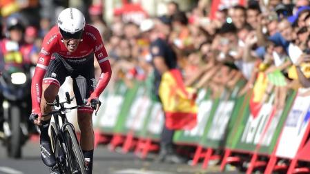 Imágenes de la Vuelta a España: etapa entre Los Arcos y Logroño