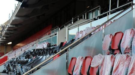 Galería de fotos del estado de las obras en el estadio pamplonés.