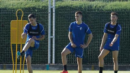 Entrenamiento de Osasuna en Tajonar.