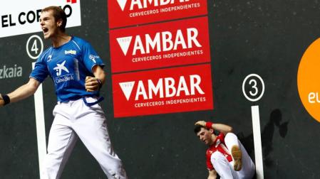 Unai Laso en la final de la Aste Nagusia.