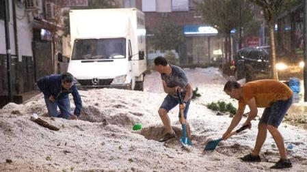 Las tormentas dejan inundaciones y daños materiales en el centro peninsular