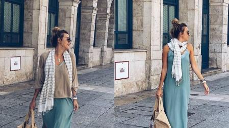 Tips para saber cómo combinar un vestido largo
