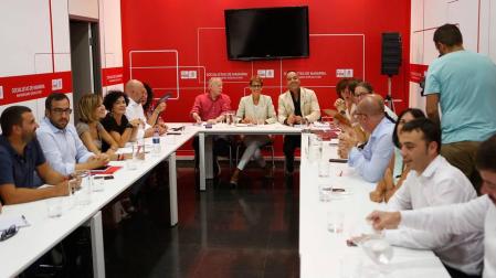 Reunión de la Ejecutiva Regional del PSN-PSOE
