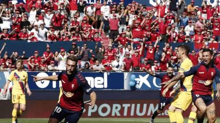 Todas las fotos del partido Osasuna 2-2 Barcelona