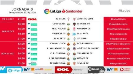 El Osasuna-Villarreal se jugará el domingo 6 de octubre a las 16 horas