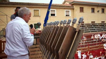 Todas las fotos del chupinazo de fiestas de Caparroso 2019