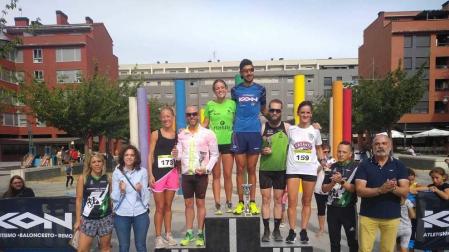 Jokin Muñoz y Ainara Alcuaz se imponen en la IV Carrera popular de Artica