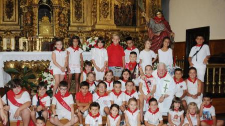 Caparroso celebró este miércoles el Día del Niño con una ofrenda