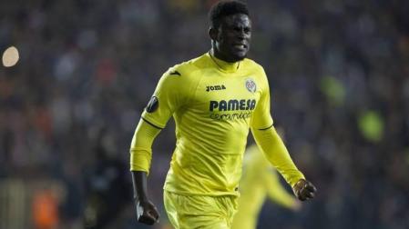 N'Diaye, con la camiseta del Villarreal.