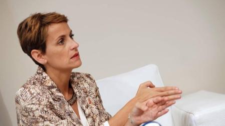 Chivite denuncia la "utilización" de Navarra para "atizar" a Sánchez