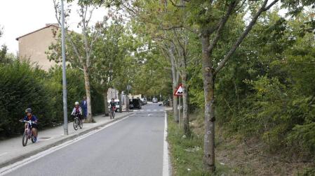 El PSN de Burlada propone que las bicis vayan por el centro de la calzada