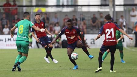 En directo: en juego el partido de Osasuna ante la Real en el último test de pretemporada