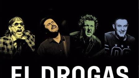 El Drogas y su banda, en el cartel anunciador de su nueva gira.