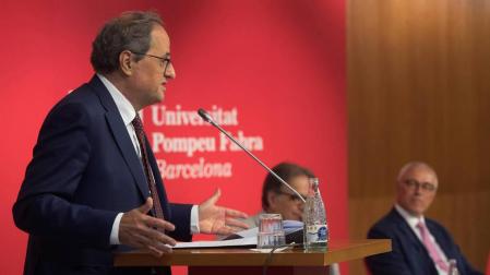 El presidente de la Generalitat, Quim Torra, preside la inauguración oficial del curso 2019-2020 del sistema universitario catalán.