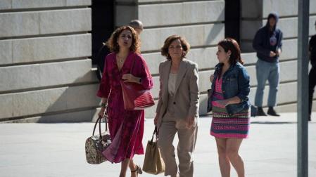 Los negociadores de PSOE y Unidas Podemos vuelven a reunirse en el Congreso